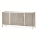 AICO Lanterna Sideboard in Silver Mist - Furniture Now (CA)