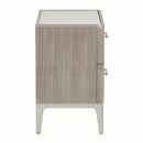 AICO Lanterna Nightstand in Silver Mist - Furniture Now (CA)