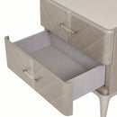 AICO Lanterna Nightstand in Silver Mist - Furniture Now (CA)