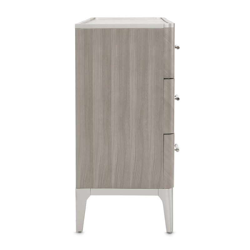 AICO Lanterna Dresser in Silver Mist - Furniture Now (CA)