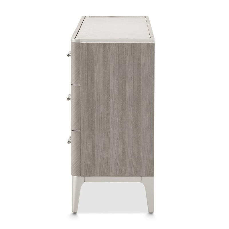 AICO Lanterna Dresser in Silver Mist - Furniture Now (CA)