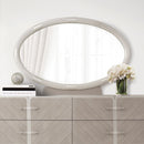 AICO Lanterna Dresser Mirror in Silver Mist - Furniture Now (CA)