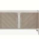 AICO Lanterna Media Cabinet in Silver Mist - Furniture Now (CA)