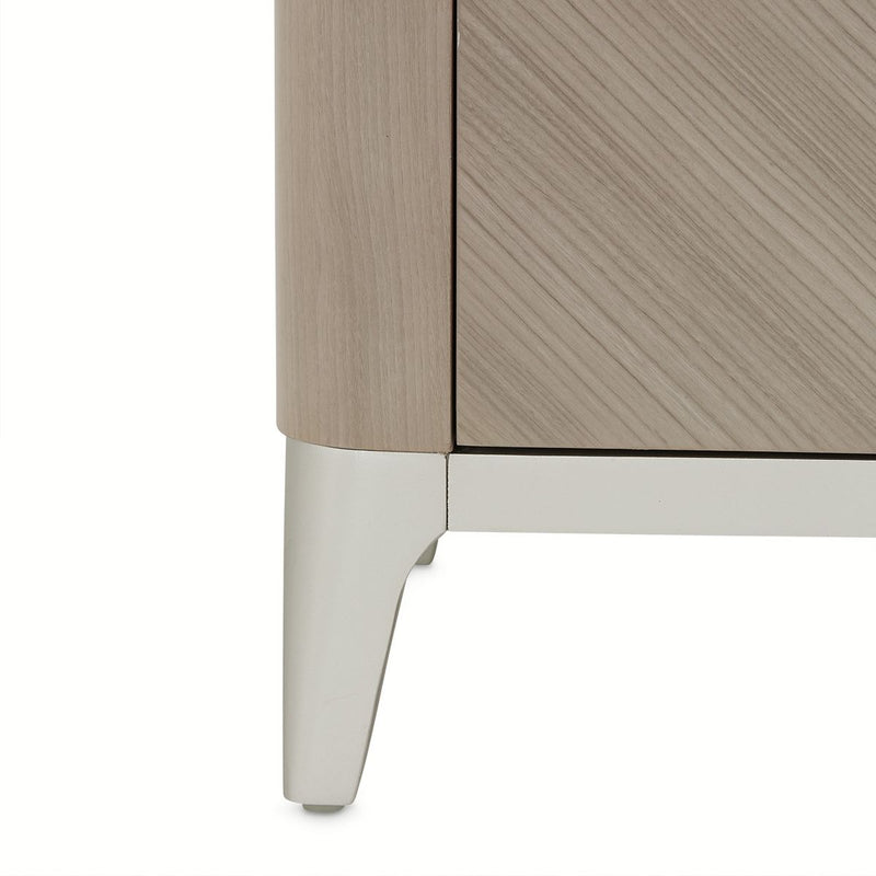 AICO Lanterna Media Cabinet in Silver Mist - Furniture Now (CA)