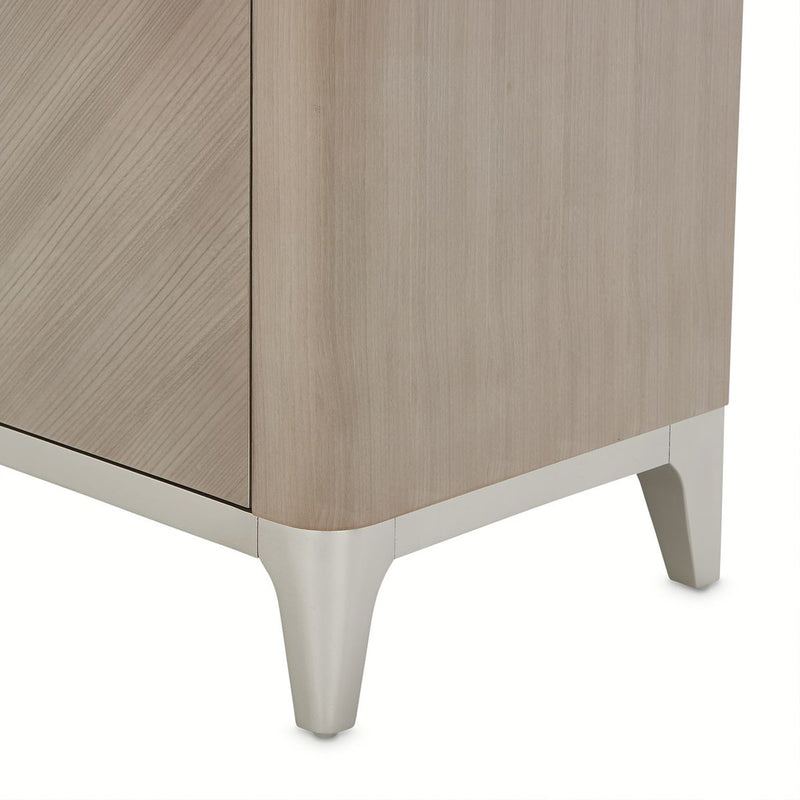 AICO Lanterna Media Cabinet in Silver Mist - Furniture Now (CA)