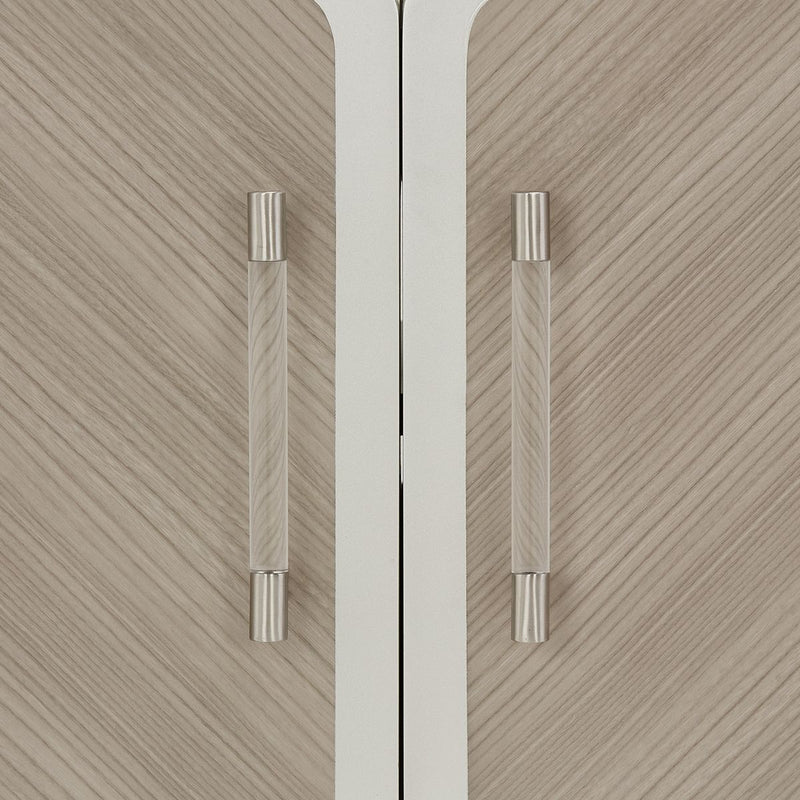 AICO Lanterna Media Cabinet in Silver Mist - Furniture Now (CA)