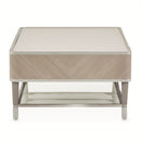 AICO Lanterna Cocktail Table in Silver Mist - Furniture Now (CA)