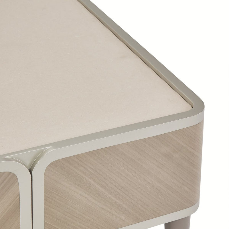 AICO Lanterna Cocktail Table in Silver Mist - Furniture Now (CA)