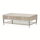 AICO Lanterna Cocktail Table in Silver Mist - Furniture Now (CA)