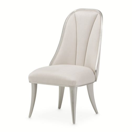 AICO Furniture Penthouse Side Chair (Set of 2) in Ash Gray - Furniture Now (CA)