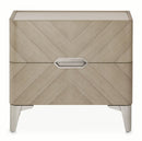 AICO Furniture Penthouse Nightstand in Ash Gray - Furniture Now (CA)