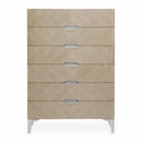 AICO Furniture Penthouse Vertical Storage Cabinet-Chest of Drawers in Ash Gray - Furniture Now (CA)