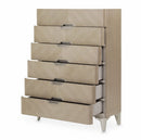 AICO Furniture Penthouse Vertical Storage Cabinet-Chest of Drawers in Ash Gray - Furniture Now (CA)