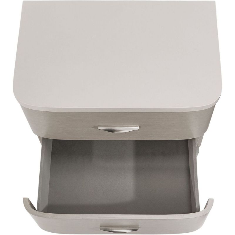 AICO Eclipse Nightstand in Moonlight - Furniture Now (CA)