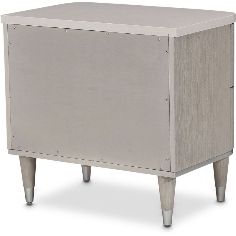 AICO Eclipse Nightstand in Moonlight - Furniture Now (CA)