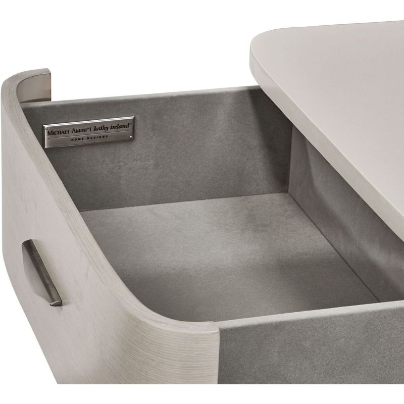 AICO Eclipse Nightstand in Moonlight - Furniture Now (CA)