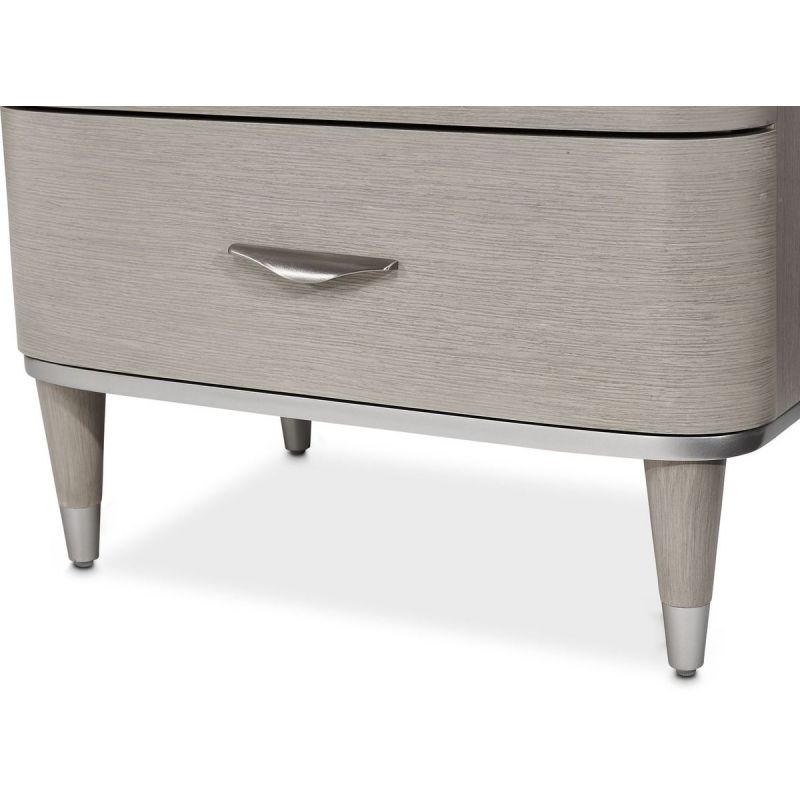 AICO Eclipse Nightstand in Moonlight - Furniture Now (CA)