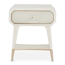 AICO La Rachelle Nightstand/End Table 1 Drawer in Medium Champagne - Furniture Now (CA)