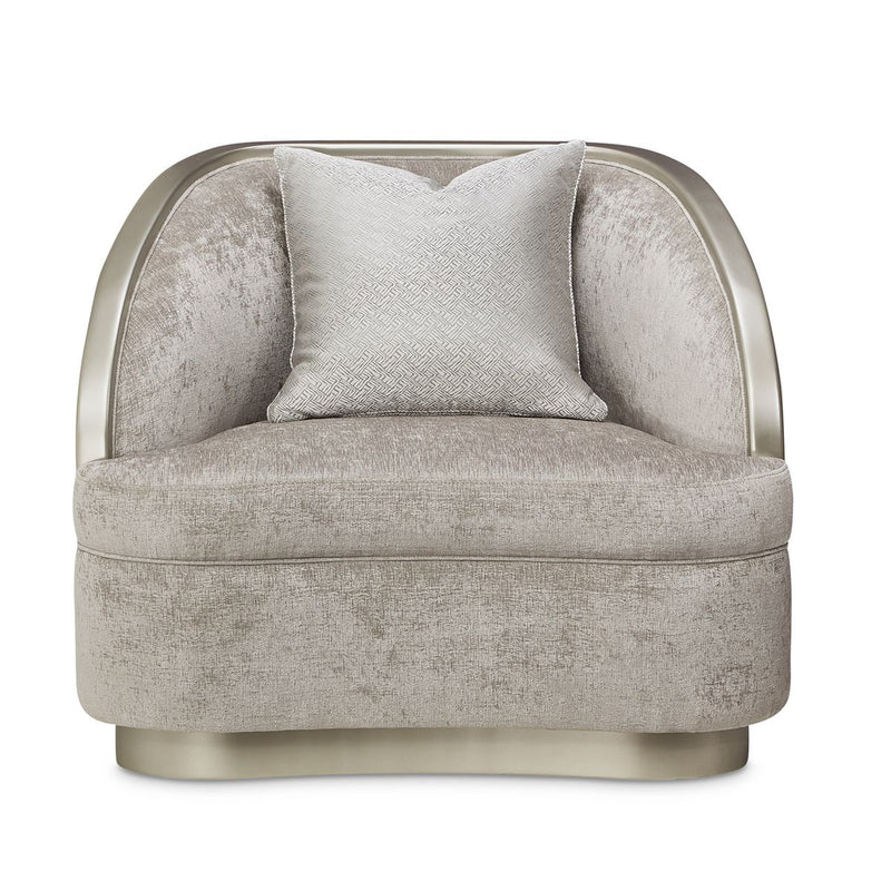 AICO Lanna Matching Chair in Storm Silver Mist - Furniture Now (CA)