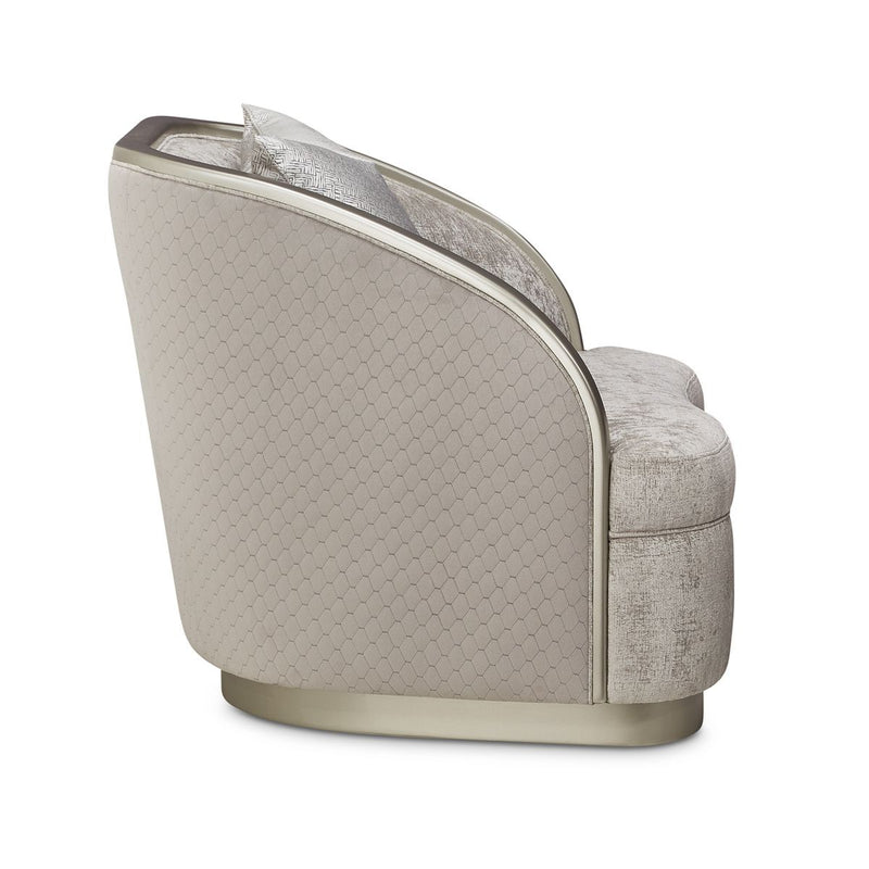 AICO Lanna Matching Chair in Storm Silver Mist - Furniture Now (CA)