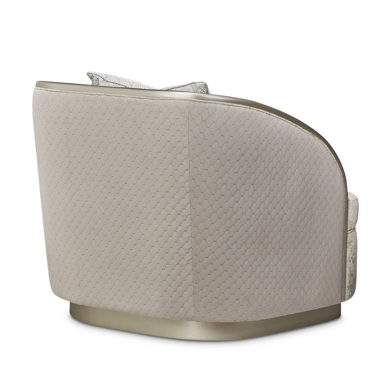 AICO Lanna Matching Chair in Storm Silver Mist - Furniture Now (CA)