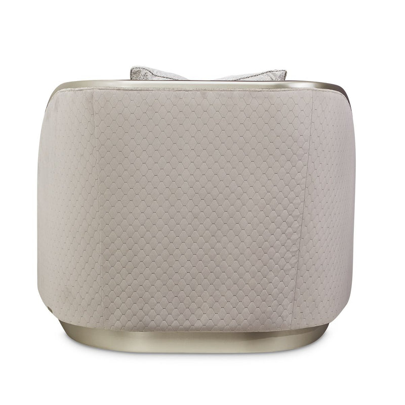 AICO Lanna Matching Chair in Storm Silver Mist - Furniture Now (CA)