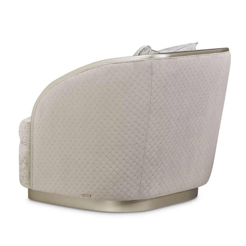 AICO Lanna Matching Chair in Storm Silver Mist - Furniture Now (CA)