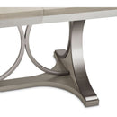 AICO Eclipse Oval Dining Table in Moonlight - Furniture Now (CA)