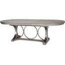AICO Eclipse Oval Dining Table in Moonlight image