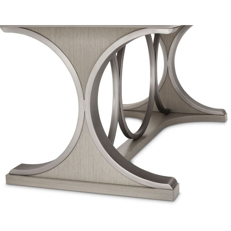 AICO Eclipse Oval Dining Table in Moonlight - Furniture Now (CA)