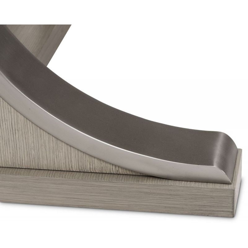 AICO Eclipse Oval Dining Table in Moonlight - Furniture Now (CA)