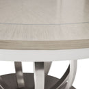 AICO Eclipse Round Dining Table in Moonlight - Furniture Now (CA)