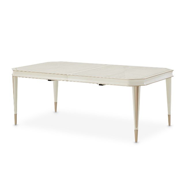 AICO La Rachelle Rectangular Dining Table in Medium Champagne - Furniture Now (CA)