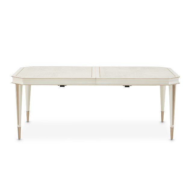 AICO La Rachelle Rectangular Dining Table in Medium Champagne - Furniture Now (CA)