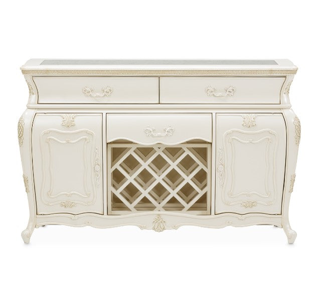 AICO Lavelle Sideboard in Classic Pearl - Furniture Now (CA)