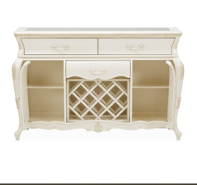 AICO Lavelle Sideboard in Classic Pearl - Furniture Now (CA)