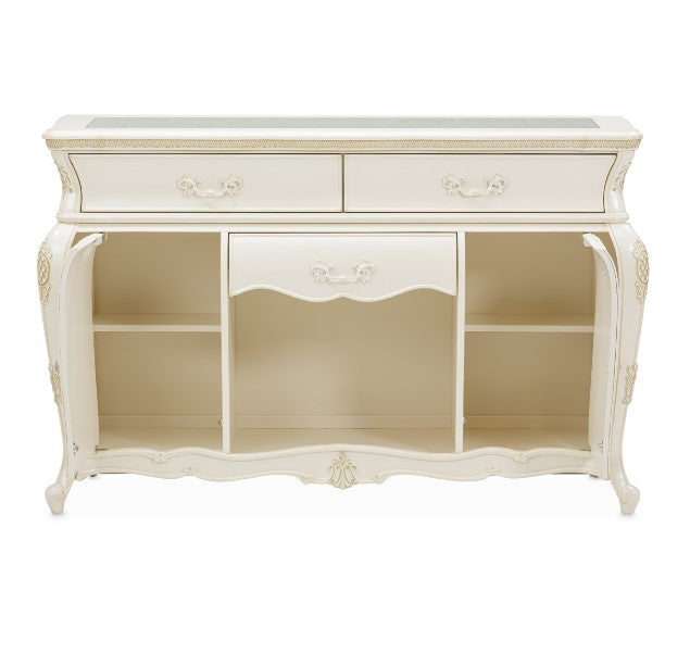AICO Lavelle Sideboard in Classic Pearl - Furniture Now (CA)