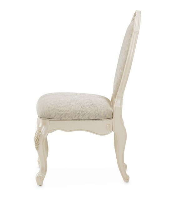 AICO Lavelle Side Chair in Classic Pearl (Set of 2) - Furniture Now (CA)