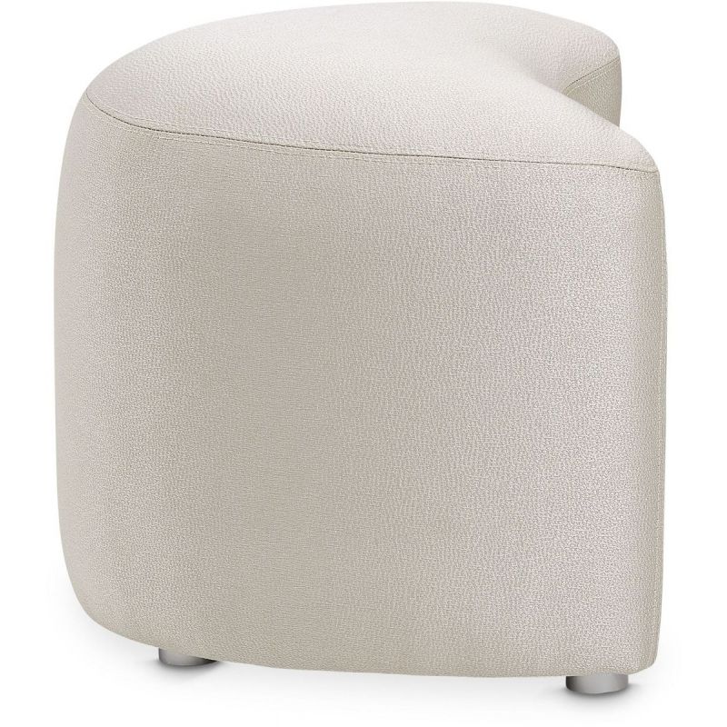 AICO Eclipse Vanity Stool in Moonlight - Furniture Now (CA)