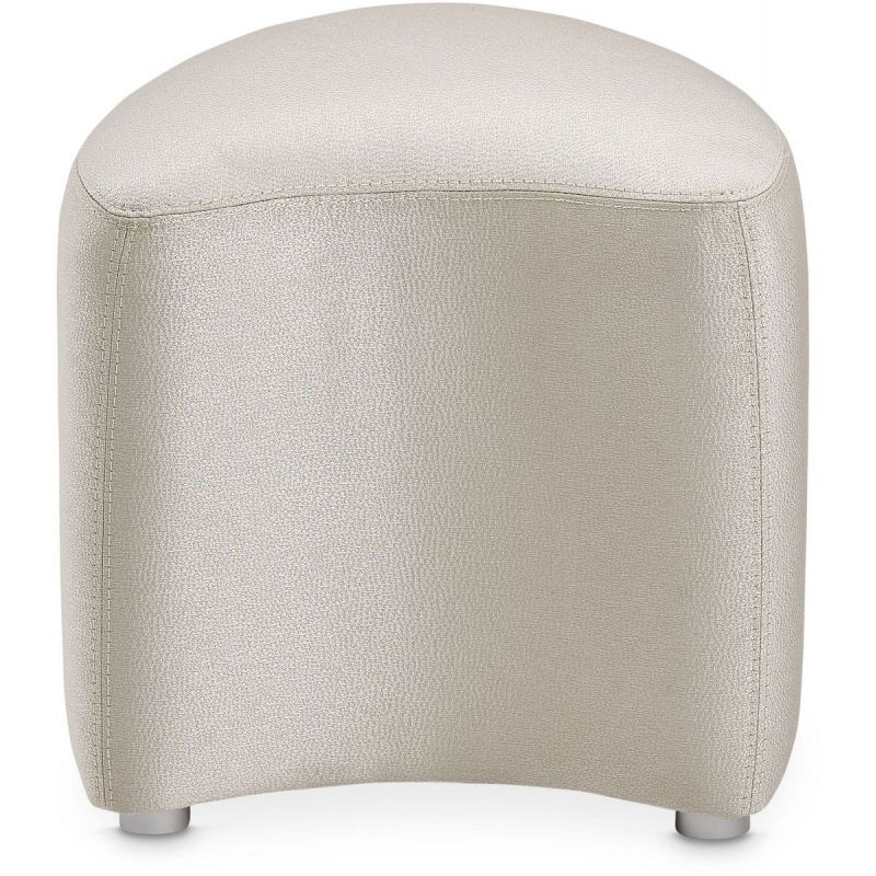 AICO Eclipse Vanity Stool in Moonlight - Furniture Now (CA)