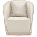 AICO La Rachelle Swivel Chair Gold Rush in Medium Champagne - Furniture Now (CA)