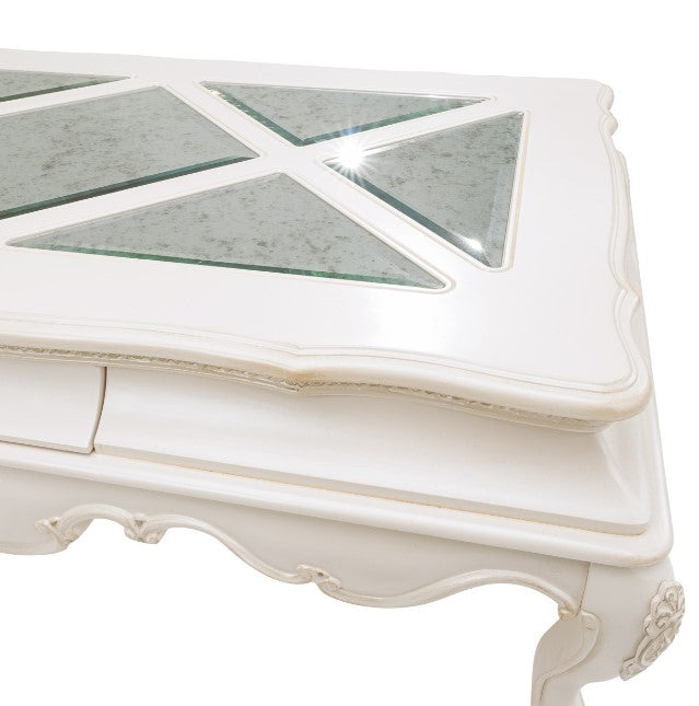 AICO Lavelle Rectangular Cocktail Table in Classic Pearl - Furniture Now (CA)