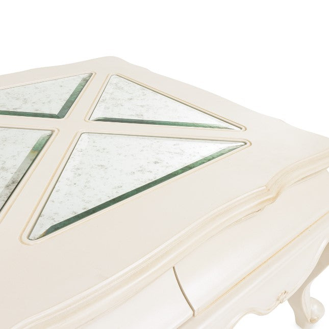 AICO Lavelle Rectangular Cocktail Table in Classic Pearl - Furniture Now (CA)