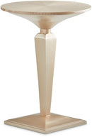 AICO Malibu Crest Round Pedestal Tea Table in Chardannoy - Furniture Now (CA)