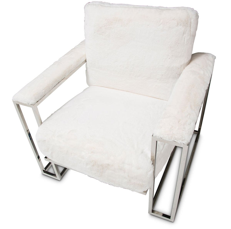 Aico Furniture Trance Chair in White - Furniture Now (CA)