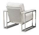 Aico Furniture Trance Chair in White - Furniture Now (CA)
