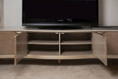 AICO Malibu Crest TV Console in Blush - Furniture Now (CA)