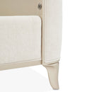 AICO Furniture La Marisia California King Upholstered Platform Bed in Creamy Pearl - Furniture Now (CA)