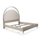 AICO Eclipse Cal King Upholstered Bed in Moonlight - Furniture Now (CA)