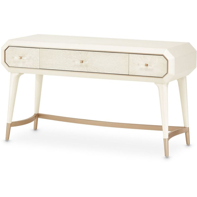 AICO La Rachelle Vanity Desk in Medium Champagne image